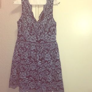 Dark and light blue dress